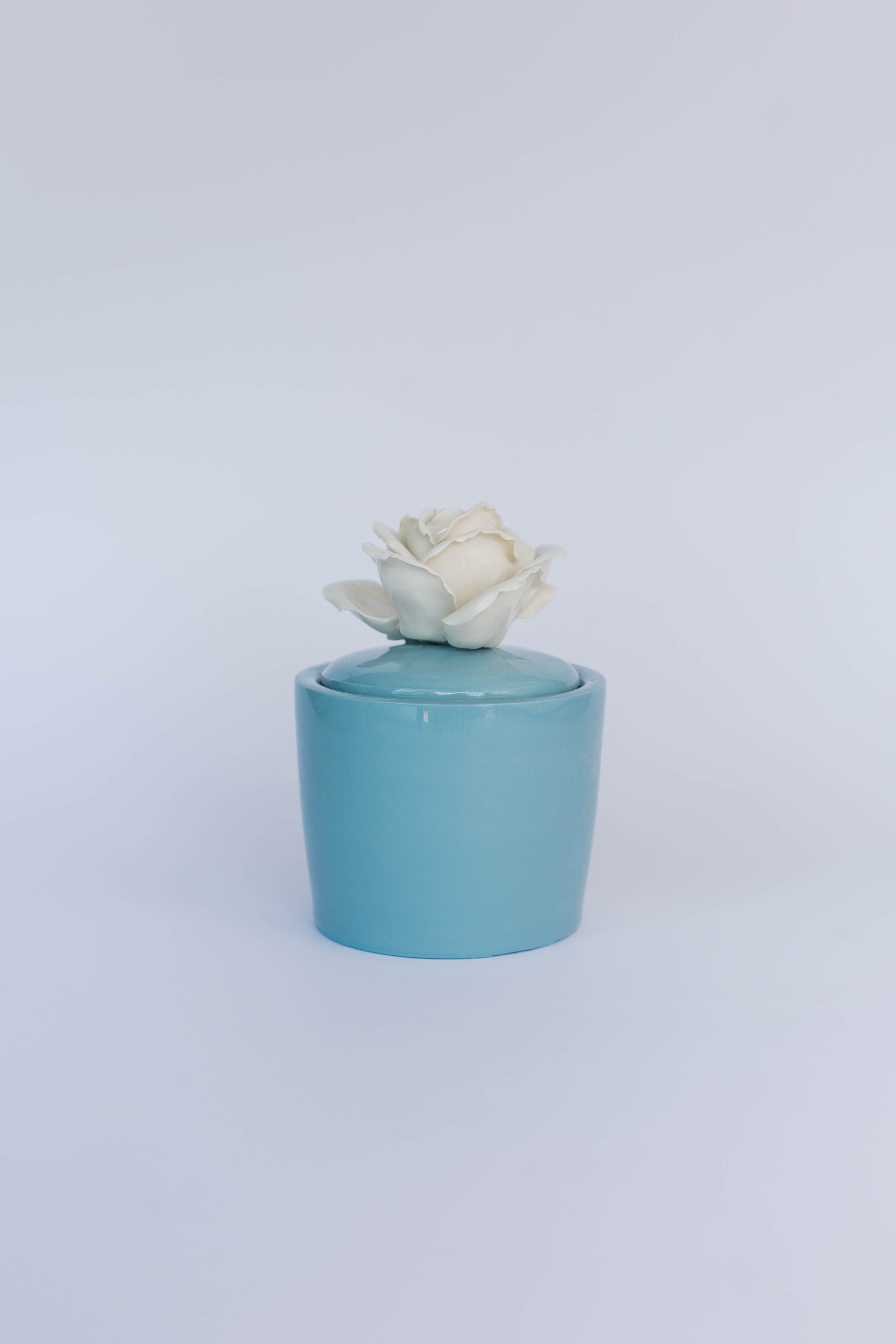 Portacandele con Fiore Capodimonte