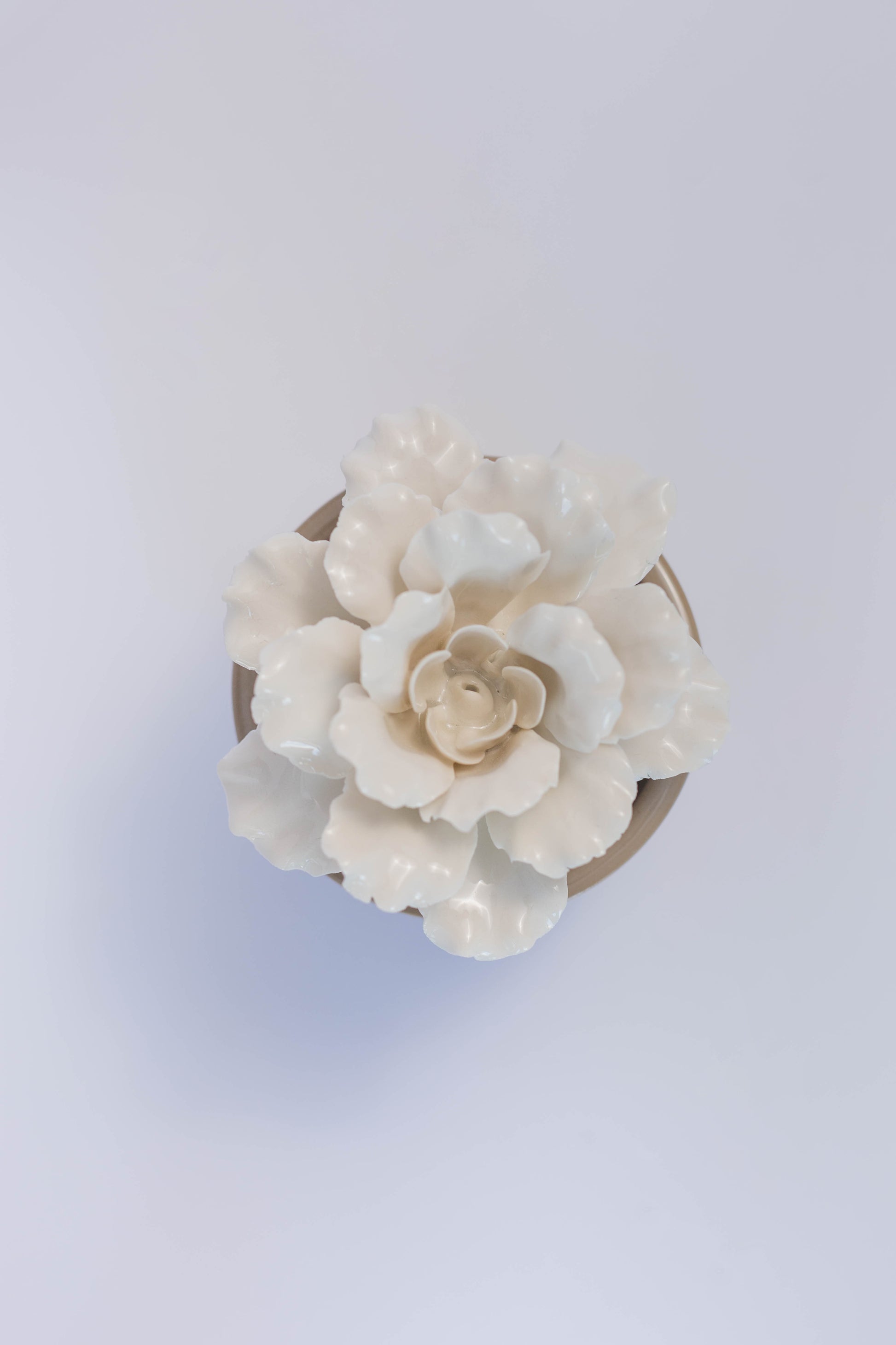 Portacandele con Fiore Capodimonte