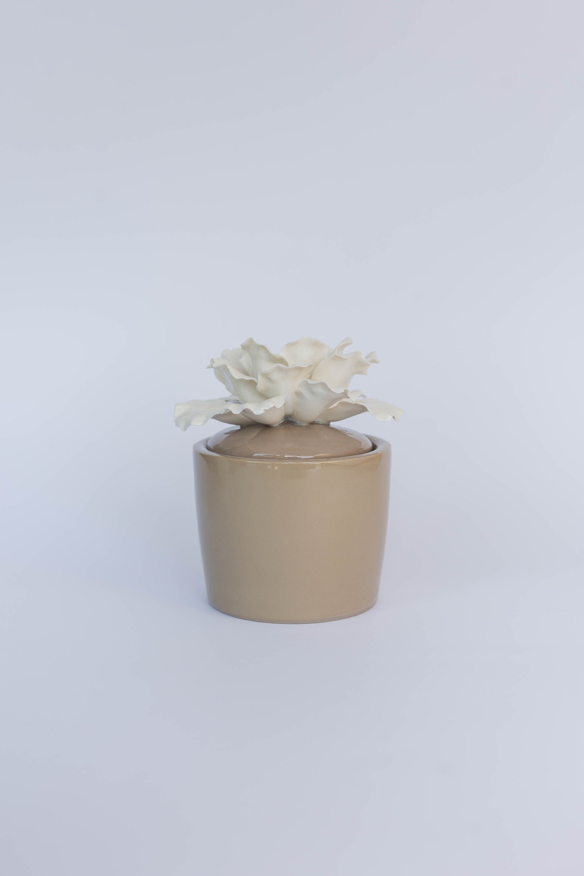 Portacandele con Fiore Capodimonte