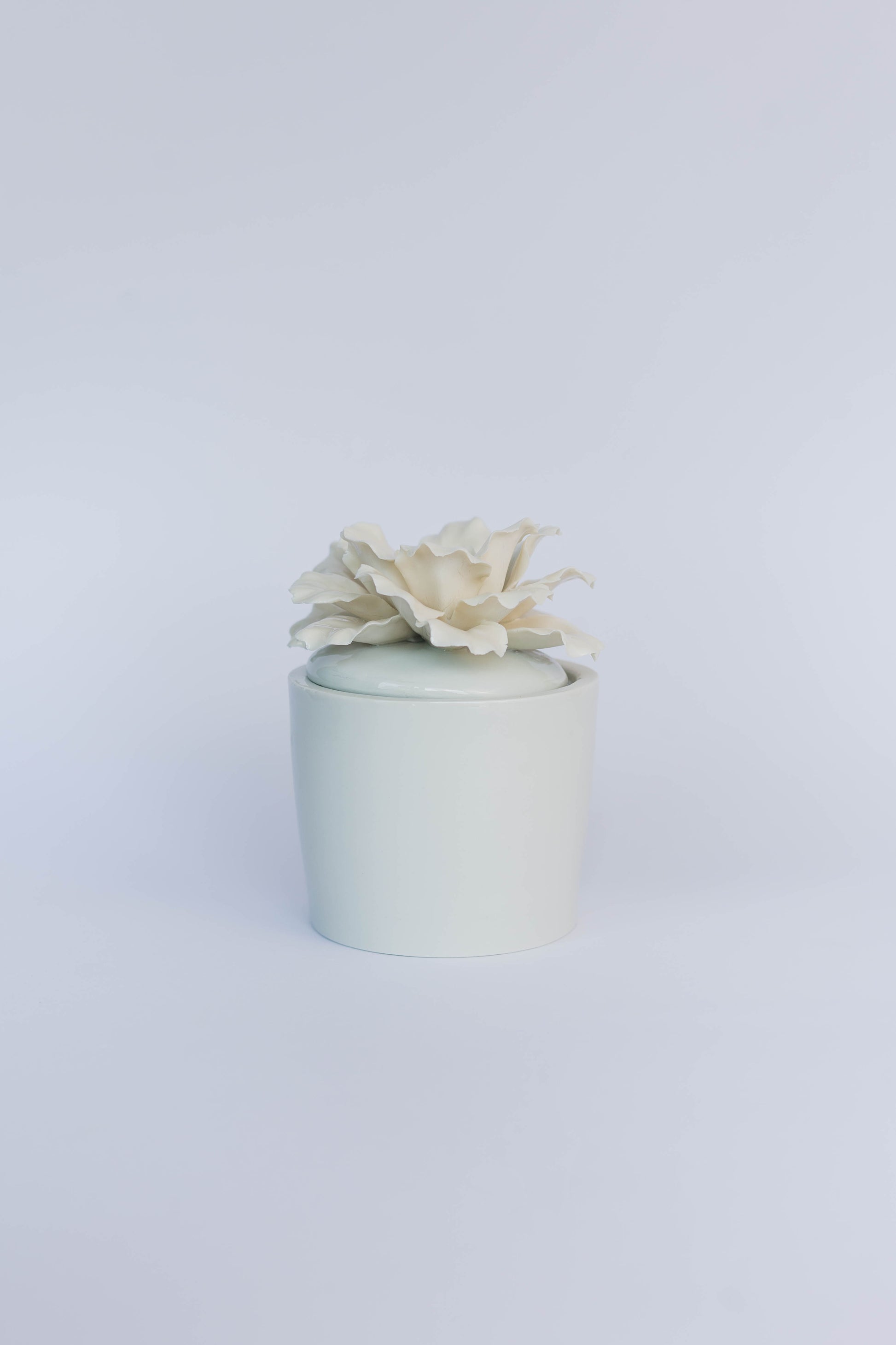 Portacandele con Fiore Capodimonte